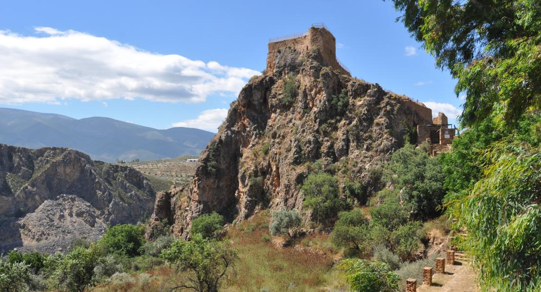 Vistas del Castillo de Lanjarón