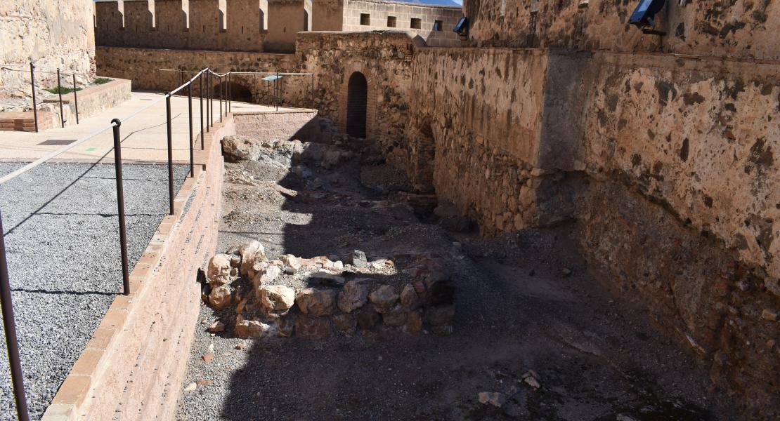 Interior del castillo