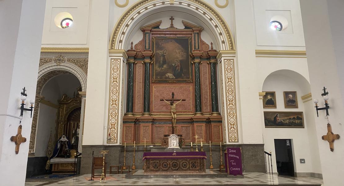 Interior de la iglesia 