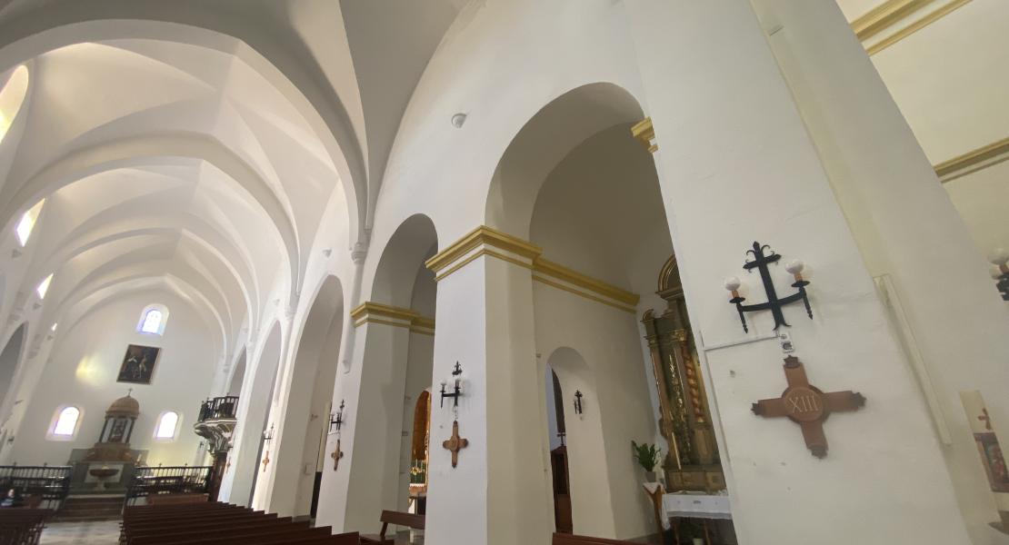 Interior de la iglesia
