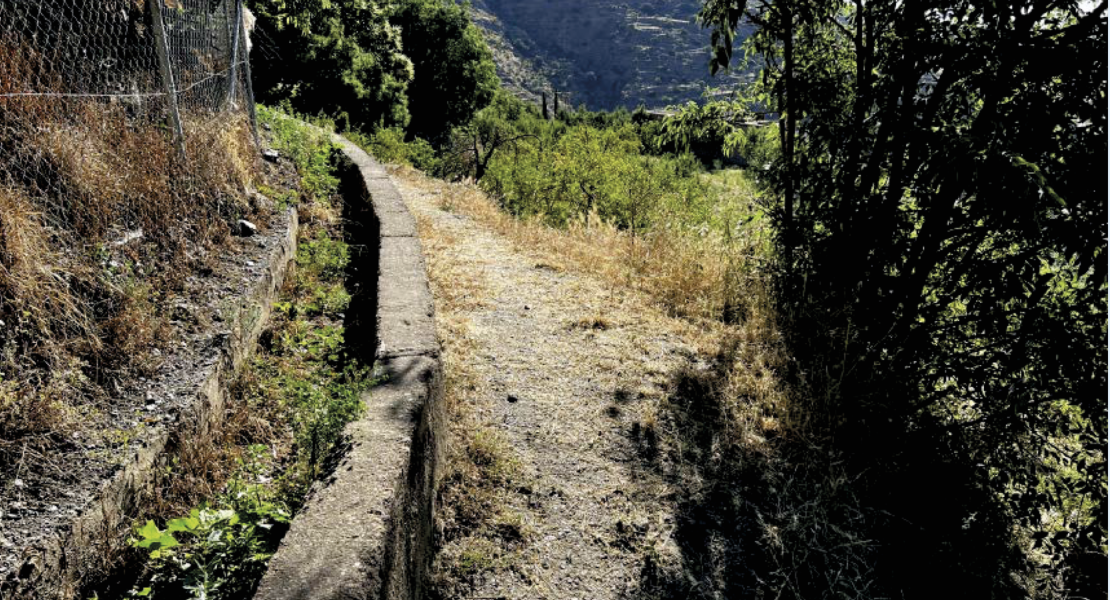 Tramo de acequia - Fotografía: Ayuntamiento de Válor